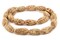 The Bead Chest Oval Mali Natural Seed Beads 25mm African Brown Wood Large Hole 38 Inch Strand Handmade